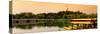 China 10MKm2 Collection - Beihai Park at Sunset-Philippe Hugonnard-Stretched Canvas