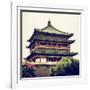 China 10MKm2 Collection - Bell Tower 14th Century - Xi'an City-Philippe Hugonnard-Framed Photographic Print