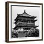 China 10MKm2 Collection - Bell Tower 14th Century - Xi'an City-Philippe Hugonnard-Framed Photographic Print