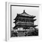 China 10MKm2 Collection - Bell Tower 14th Century - Xi'an City-Philippe Hugonnard-Framed Photographic Print