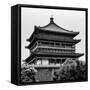 China 10MKm2 Collection - Bell Tower 14th Century - Xi'an City-Philippe Hugonnard-Framed Stretched Canvas