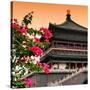 China 10MKm2 Collection - Bell Tower 14th Century - Xi'an City-Philippe Hugonnard-Stretched Canvas