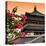 China 10MKm2 Collection - Bell Tower 14th Century - Xi'an City-Philippe Hugonnard-Stretched Canvas