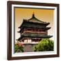 China 10MKm2 Collection - Bell Tower 14th Century - Xi'an City-Philippe Hugonnard-Framed Photographic Print