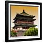 China 10MKm2 Collection - Bell Tower 14th Century - Xi'an City-Philippe Hugonnard-Framed Photographic Print