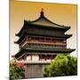 China 10MKm2 Collection - Bell Tower 14th Century - Xi'an City-Philippe Hugonnard-Mounted Photographic Print