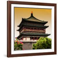 China 10MKm2 Collection - Bell Tower 14th Century - Xi'an City-Philippe Hugonnard-Framed Photographic Print