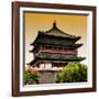 China 10MKm2 Collection - Bell Tower 14th Century - Xi'an City-Philippe Hugonnard-Framed Photographic Print