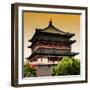 China 10MKm2 Collection - Bell Tower 14th Century - Xi'an City-Philippe Hugonnard-Framed Photographic Print