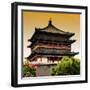 China 10MKm2 Collection - Bell Tower 14th Century - Xi'an City-Philippe Hugonnard-Framed Photographic Print