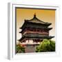 China 10MKm2 Collection - Bell Tower 14th Century - Xi'an City-Philippe Hugonnard-Framed Photographic Print