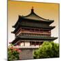 China 10MKm2 Collection - Bell Tower 14th Century - Xi'an City-Philippe Hugonnard-Mounted Photographic Print