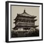 China 10MKm2 Collection - Bell Tower 14th Century - Xi'an City-Philippe Hugonnard-Framed Photographic Print