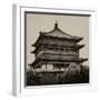 China 10MKm2 Collection - Bell Tower 14th Century - Xi'an City-Philippe Hugonnard-Framed Photographic Print