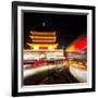 China 10MKm2 Collection - Bell Tower 14th Century - Xi'an City-Philippe Hugonnard-Framed Photographic Print