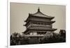 China 10MKm2 Collection - Bell Tower 14th Century-Philippe Hugonnard-Framed Photographic Print