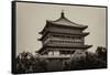 China 10MKm2 Collection - Bell Tower 14th Century-Philippe Hugonnard-Framed Stretched Canvas