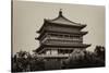 China 10MKm2 Collection - Bell Tower 14th Century-Philippe Hugonnard-Stretched Canvas