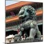 China 10MKm2 Collection - Bronze Chinese Lion in Forbidden City-Philippe Hugonnard-Mounted Premium Photographic Print