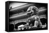 China 10MKm2 Collection - Bronze Chinese Lion in Forbidden City-Philippe Hugonnard-Framed Stretched Canvas