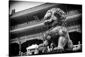 China 10MKm2 Collection - Bronze Chinese Lion in Forbidden City-Philippe Hugonnard-Stretched Canvas