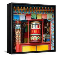 China 10MKm2 Collection - Buddhist Prayer Wheel-Philippe Hugonnard-Framed Stretched Canvas