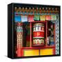 China 10MKm2 Collection - Buddhist Prayer Wheel-Philippe Hugonnard-Framed Stretched Canvas