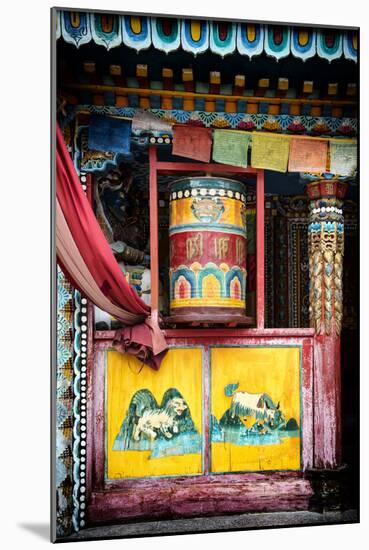 China 10MKm2 Collection - Buddhist Prayer Wheel-Philippe Hugonnard-Mounted Photographic Print