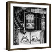 China 10MKm2 Collection - Buddhist Prayer Wheel-Philippe Hugonnard-Framed Photographic Print