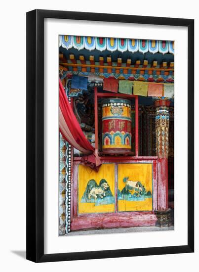 China 10MKm2 Collection - Buddhist Prayer Wheel-Philippe Hugonnard-Framed Photographic Print