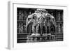 China 10MKm2 Collection - Buddhist Temple - Elephant Statue-Philippe Hugonnard-Framed Photographic Print