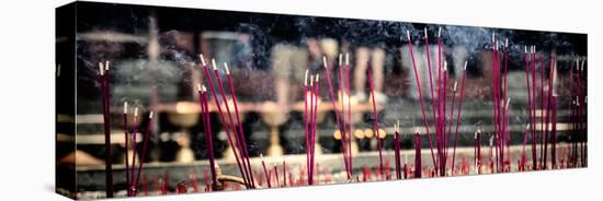 China 10MKm2 Collection - Buddhist Temple with Incense Burning-Philippe Hugonnard-Stretched Canvas