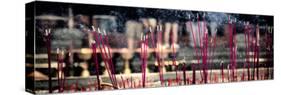 China 10MKm2 Collection - Buddhist Temple with Incense Burning-Philippe Hugonnard-Stretched Canvas