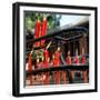 China 10MKm2 Collection - Candles in a Buddhist Temple-Philippe Hugonnard-Framed Photographic Print