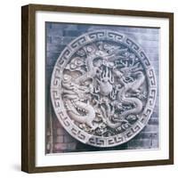 China 10MKm2 Collection - Chinese ancient Sculpture Dragons-Philippe Hugonnard-Framed Photographic Print