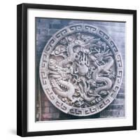 China 10MKm2 Collection - Chinese ancient Sculpture Dragons-Philippe Hugonnard-Framed Photographic Print