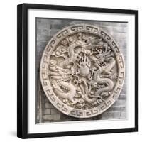 China 10MKm2 Collection - Chinese ancient Sculpture Dragons-Philippe Hugonnard-Framed Photographic Print