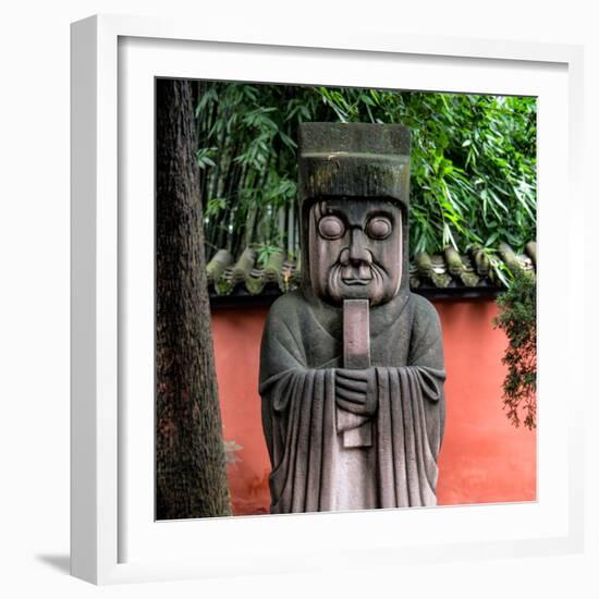 China 10MKm2 Collection - Chinese ancient Statue-Philippe Hugonnard-Framed Photographic Print