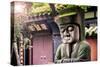 China 10MKm2 Collection - Chinese ancient Statue-Philippe Hugonnard-Stretched Canvas