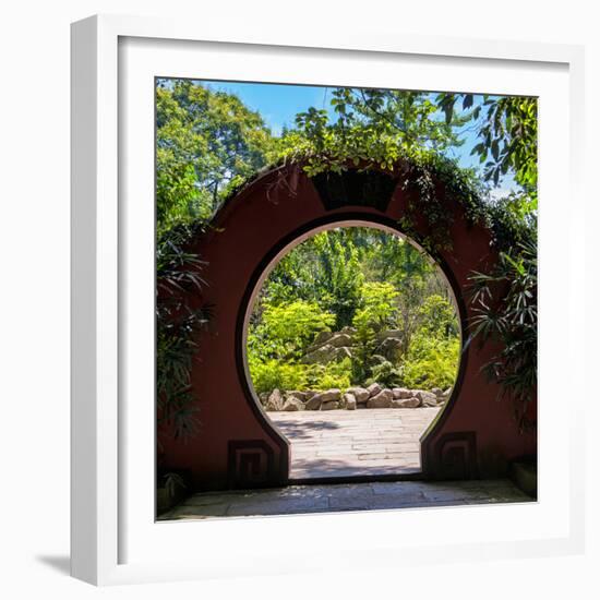 China 10MKm2 Collection - Chinese Arch Garden-Philippe Hugonnard-Framed Photographic Print