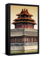 China 10MKm2 Collection - Chinese Architecture at Sunset - Forbidden City - Beijing-Philippe Hugonnard-Framed Stretched Canvas