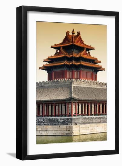 China 10MKm2 Collection - Chinese Architecture at Sunset - Forbidden City - Beijing-Philippe Hugonnard-Framed Photographic Print