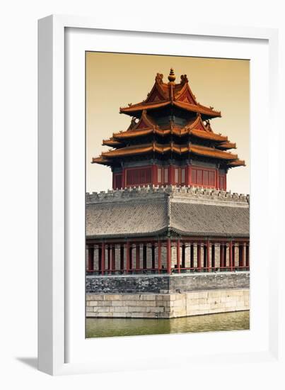 China 10MKm2 Collection - Chinese Architecture at Sunset - Forbidden City - Beijing-Philippe Hugonnard-Framed Photographic Print