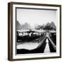 China 10MKm2 Collection - Chinese Boats with Karst Mountains-Philippe Hugonnard-Framed Photographic Print