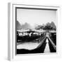 China 10MKm2 Collection - Chinese Boats with Karst Mountains-Philippe Hugonnard-Framed Photographic Print