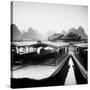 China 10MKm2 Collection - Chinese Boats with Karst Mountains-Philippe Hugonnard-Stretched Canvas