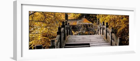 China 10MKm2 Collection - Chinese Bridge in Autumn-Philippe Hugonnard-Framed Photographic Print