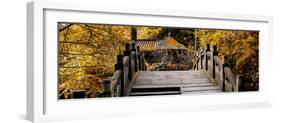 China 10MKm2 Collection - Chinese Bridge in Autumn-Philippe Hugonnard-Framed Photographic Print