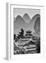 China 10MKm2 Collection - Chinese Buddhist Temple with Karst Mountains-Philippe Hugonnard-Framed Photographic Print