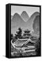 China 10MKm2 Collection - Chinese Buddhist Temple with Karst Mountains-Philippe Hugonnard-Framed Stretched Canvas